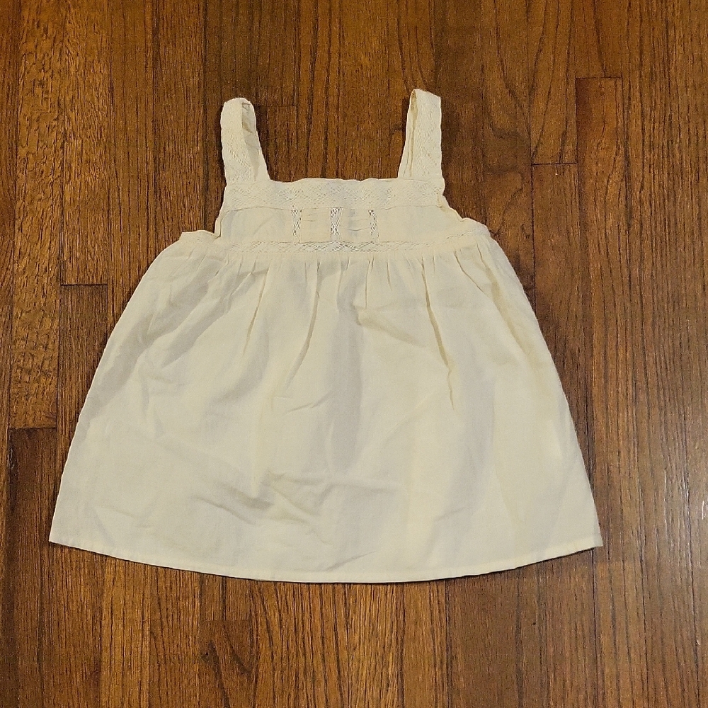 Jean Bourget Cream Baby Dress